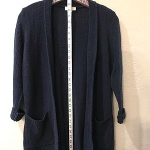 Navy cardigan